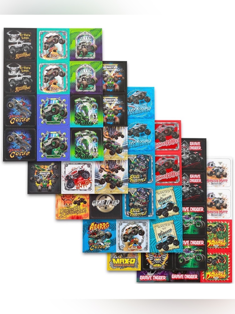 Monster Jam Monster Trucks Memory Match Game